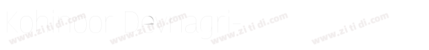 Kohinoor Devnagri字体转换 Kohinoor Devnagri字体转换